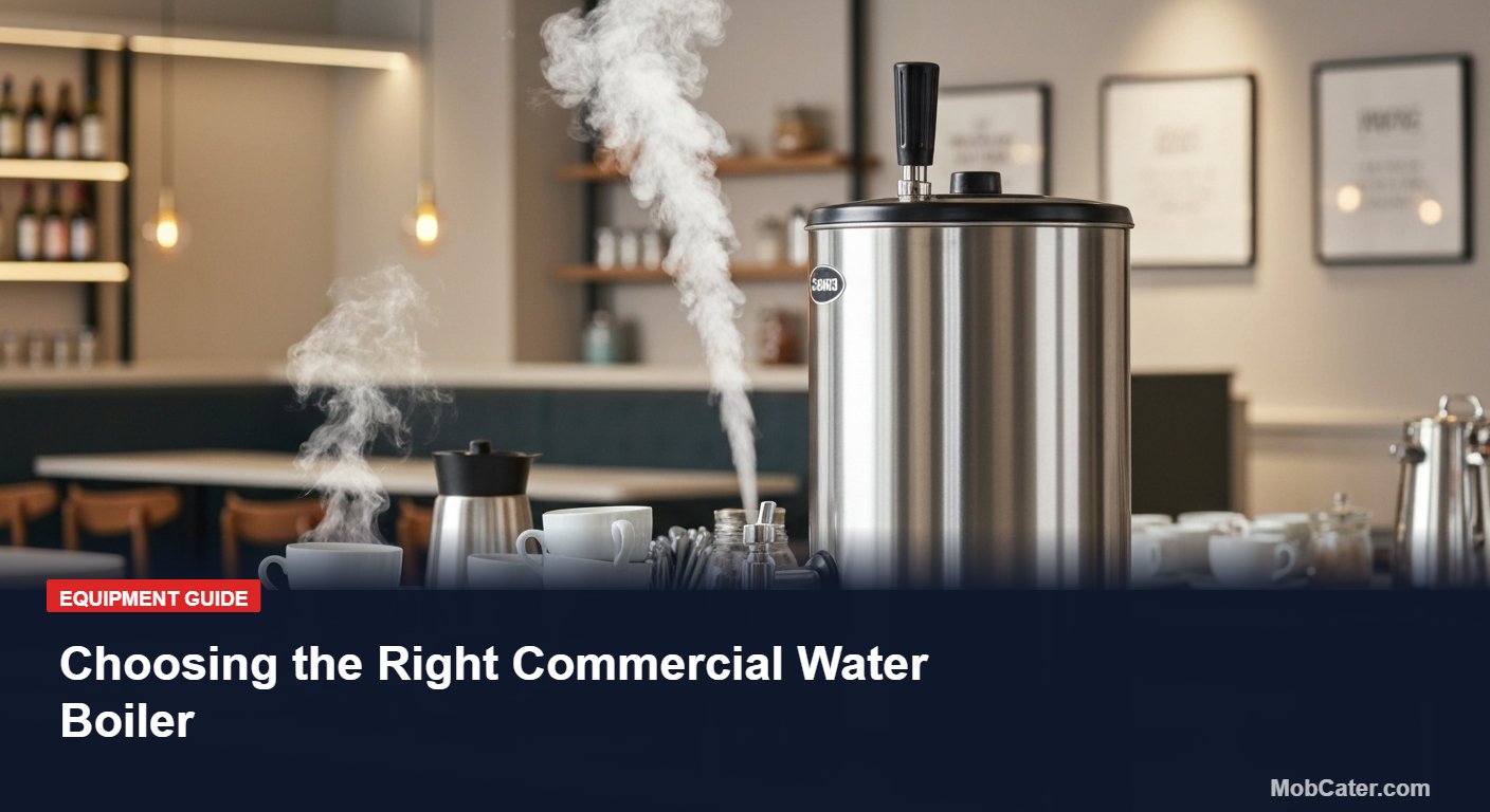 Choosing the Right Commercial Water Boiler - Mobile Catering Equipment UK