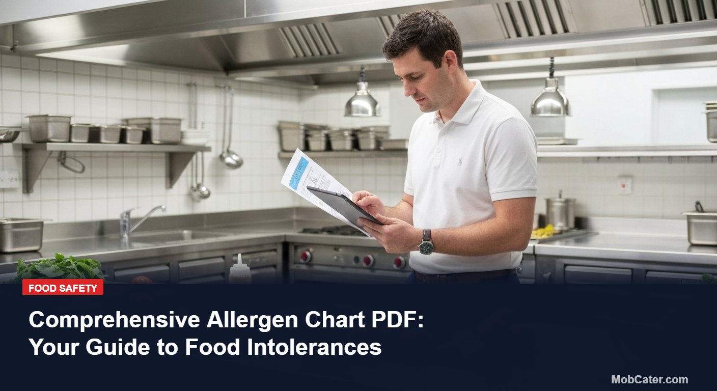 Comprehensive Allergen Chart PDF: Your Guide to Food Intolerances - Mobile Catering UK