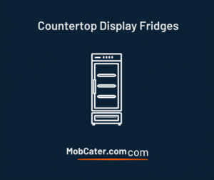 Countertop display fridges for commercial catering and food service