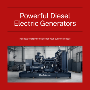 Diesel generator for mobile catering - heavy duty diesel generators for food trucks and catering vans