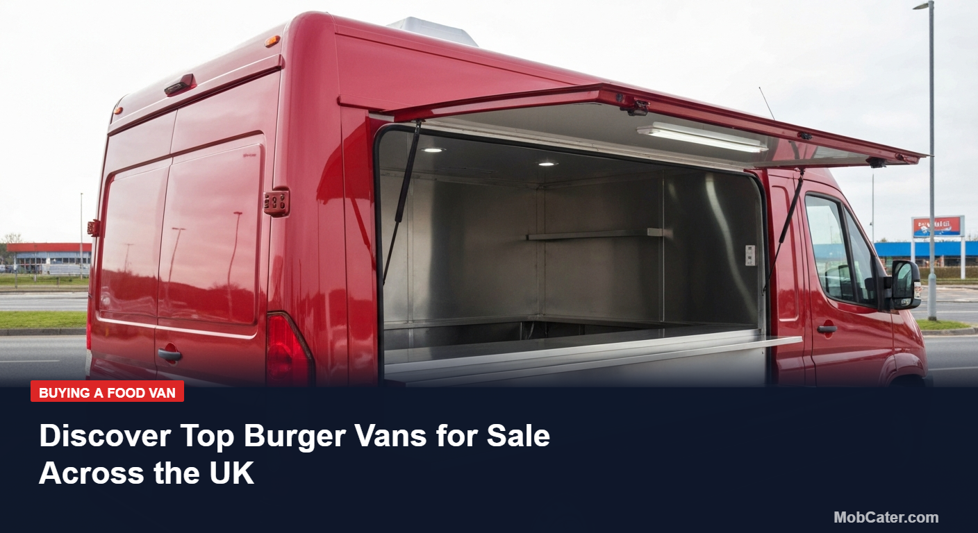 Discover Top Burger Vans for Sale Across the UK - Mobile Catering UK