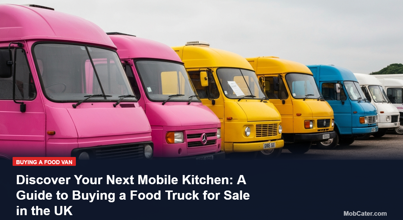 Discover Your Next Mobile Kitchen: A Guide to Buying a Food Truck for Sale in the UK - Mobile Catering UK