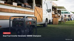 Dual Fuel Inverter Generator 3600W Champion - Mobile Catering Equipment UK