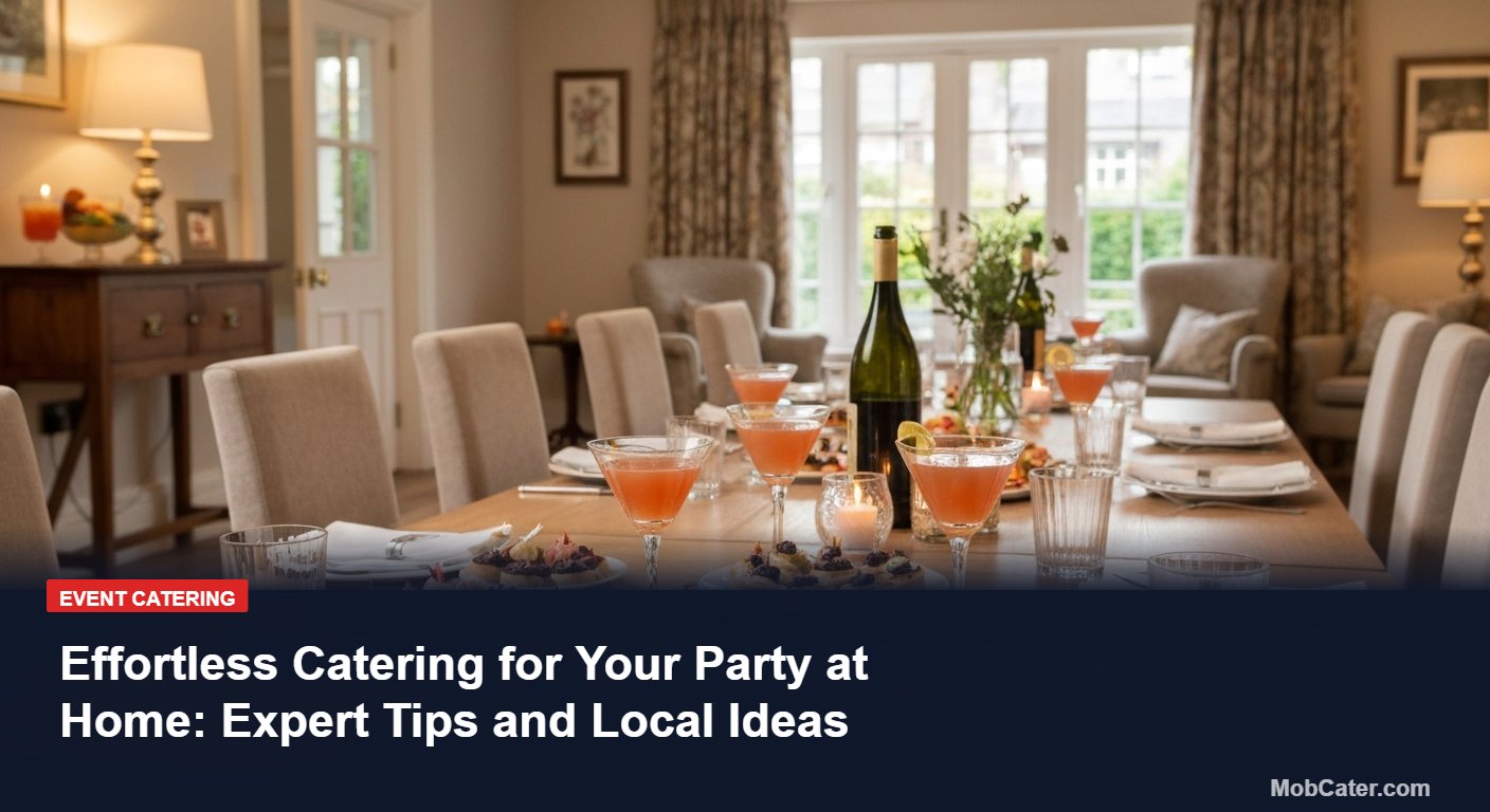 Effortless Catering for Your Party at Home: Expert Tips and Local Ideas - Mobile Catering UK