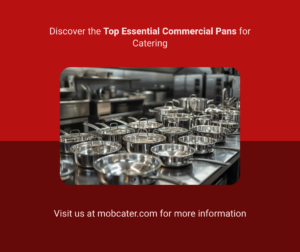 Commercial pans and cookware for professional catering kitchens