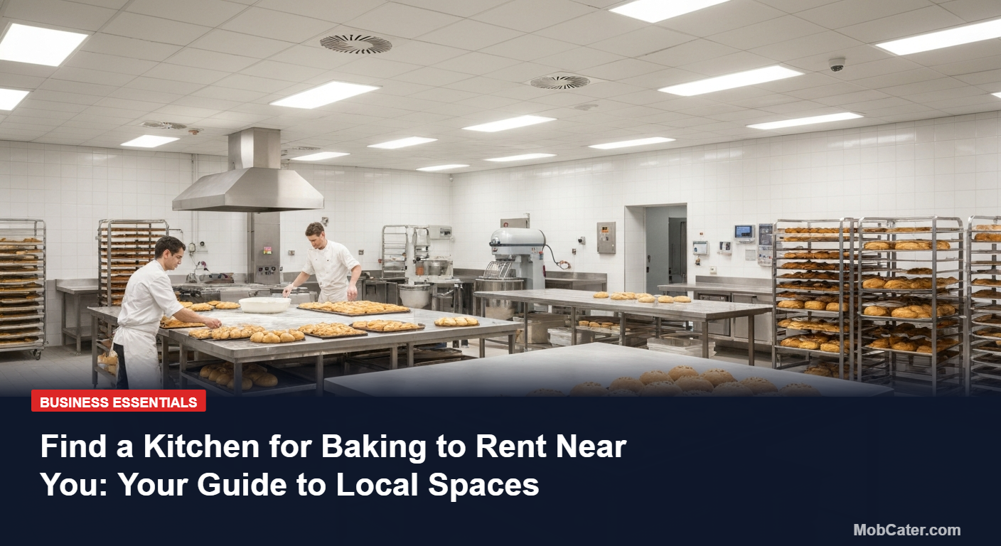 Find a Kitchen for Baking to Rent Near You: Your Guide to Local Spaces - Mobile Catering UK