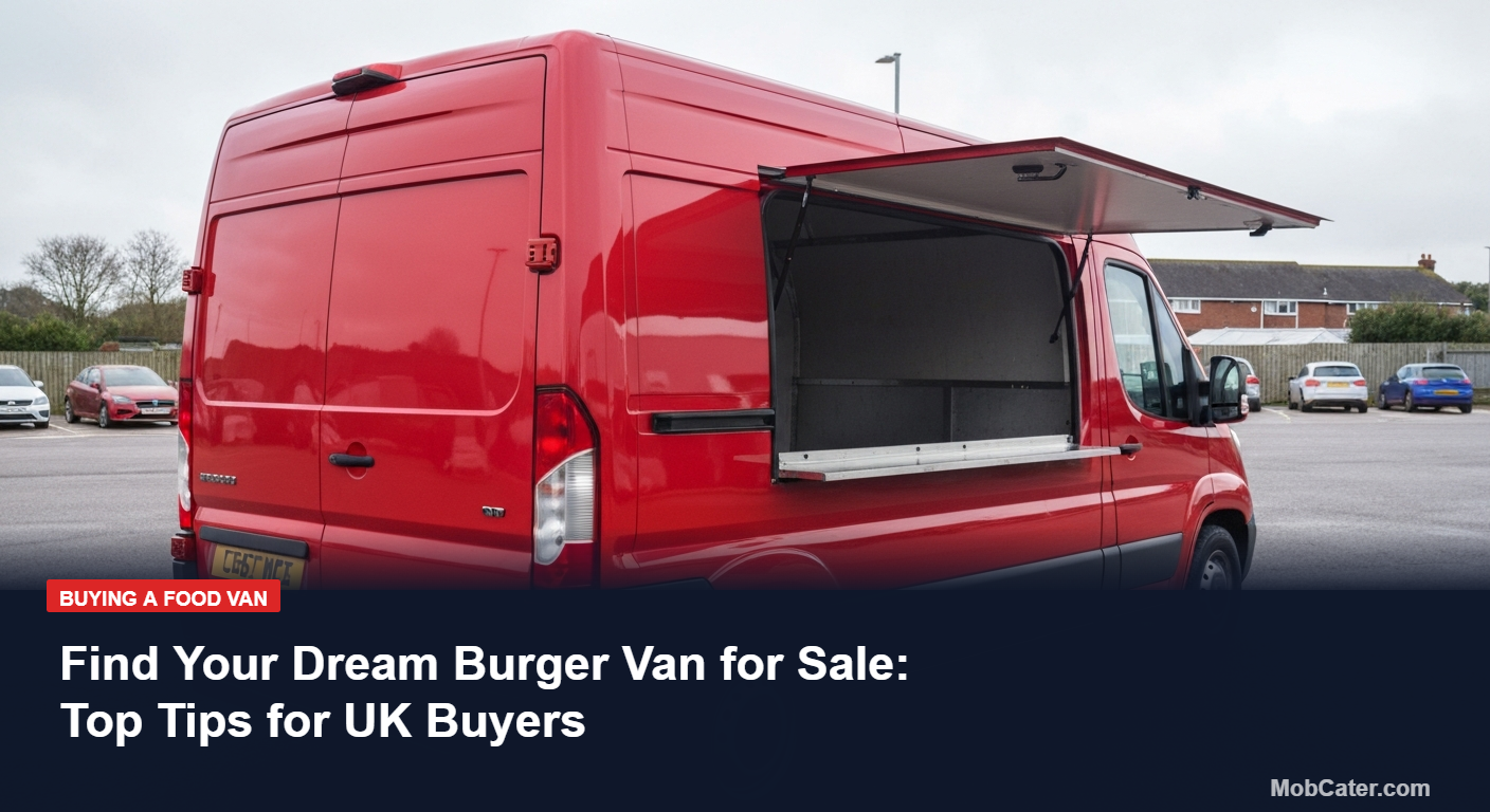 Find Your Dream Burger Van for Sale: Top Tips for UK Buyers - Mobile Catering UK