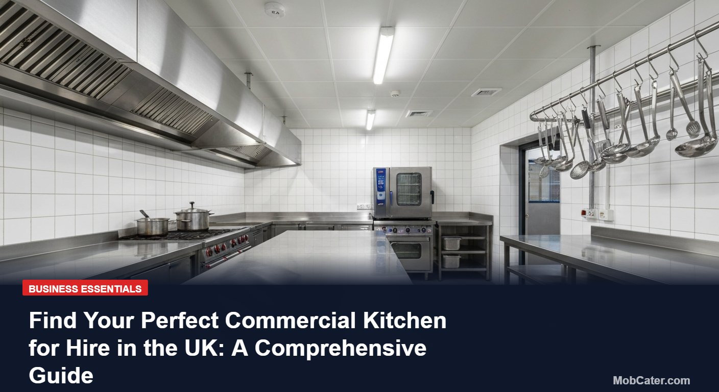 Find Your Perfect Commercial Kitchen for Hire in the UK: A Comprehensive Guide - Mobile Catering UK