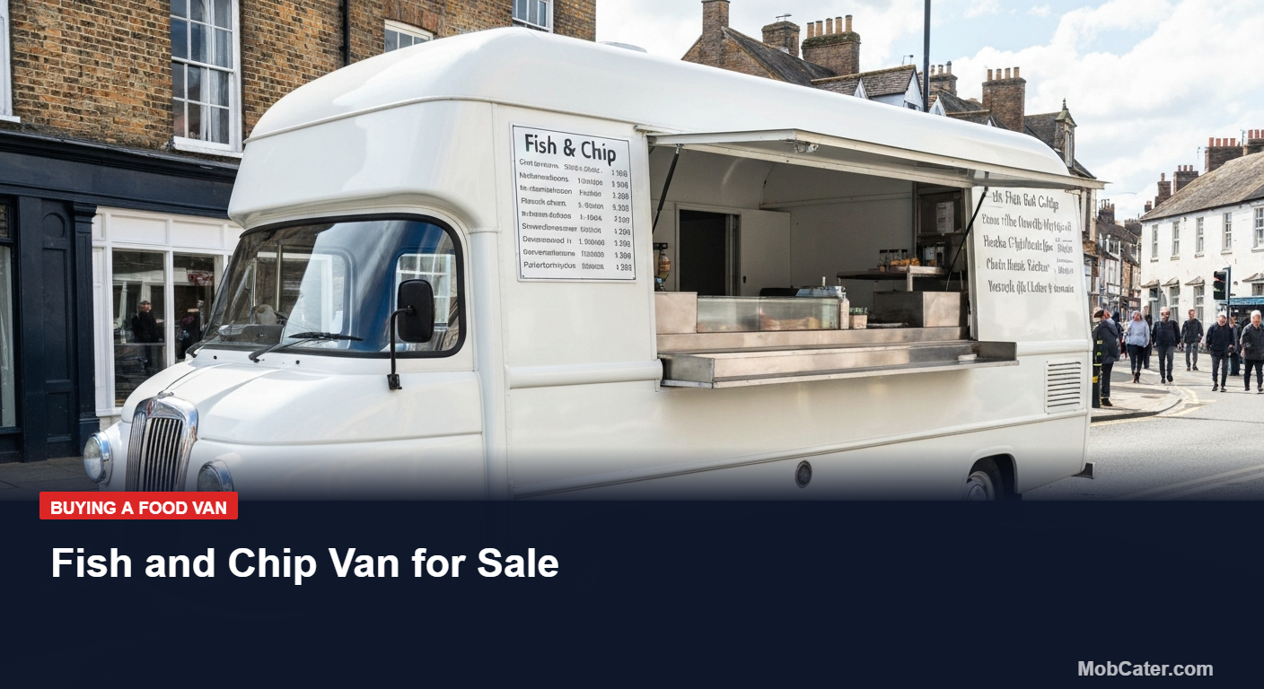 Fish and Chip Van for Sale - Mobile Catering Equipment UK