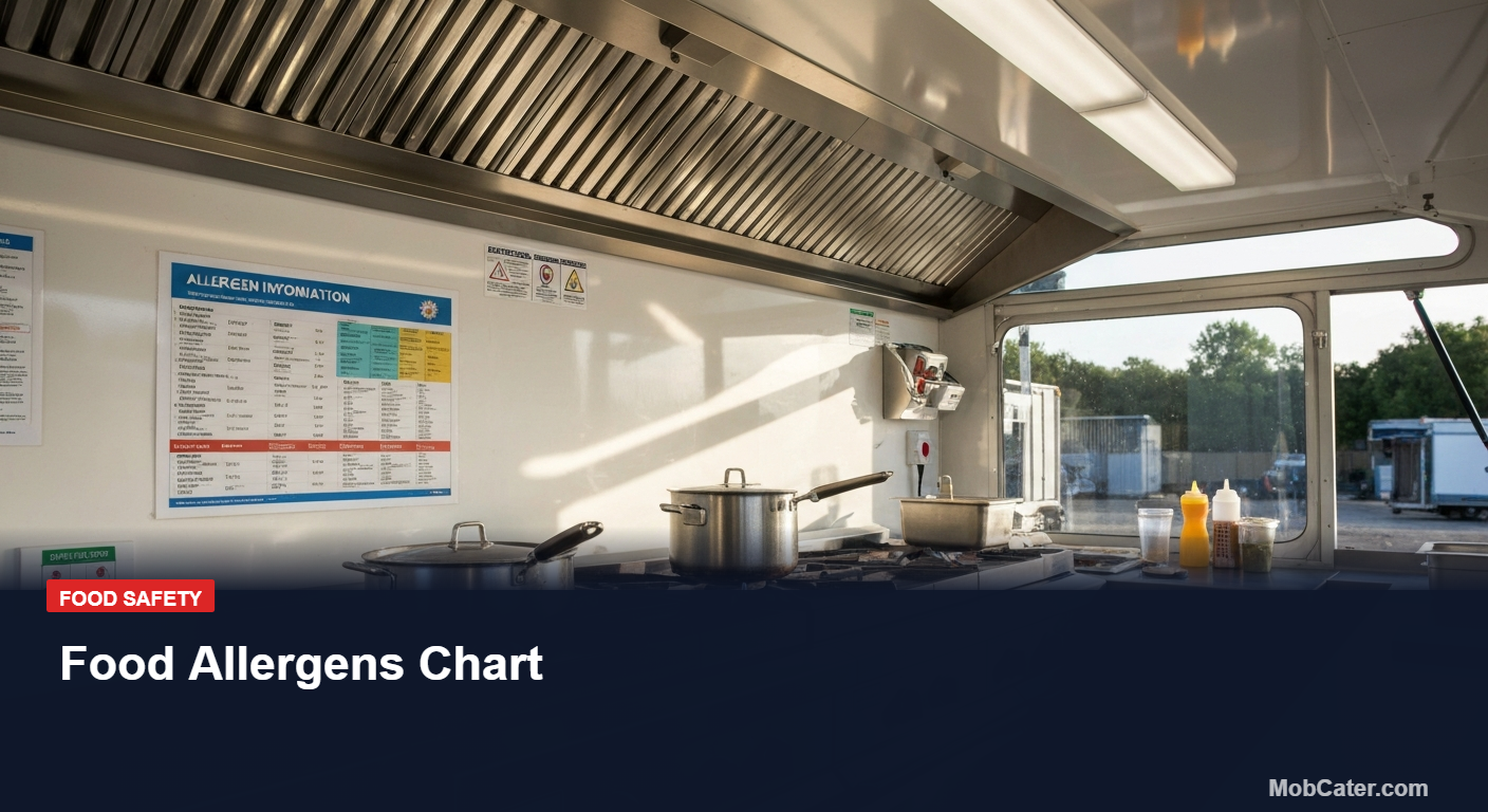 Food Allergens Chart - Mobile Catering Equipment UK