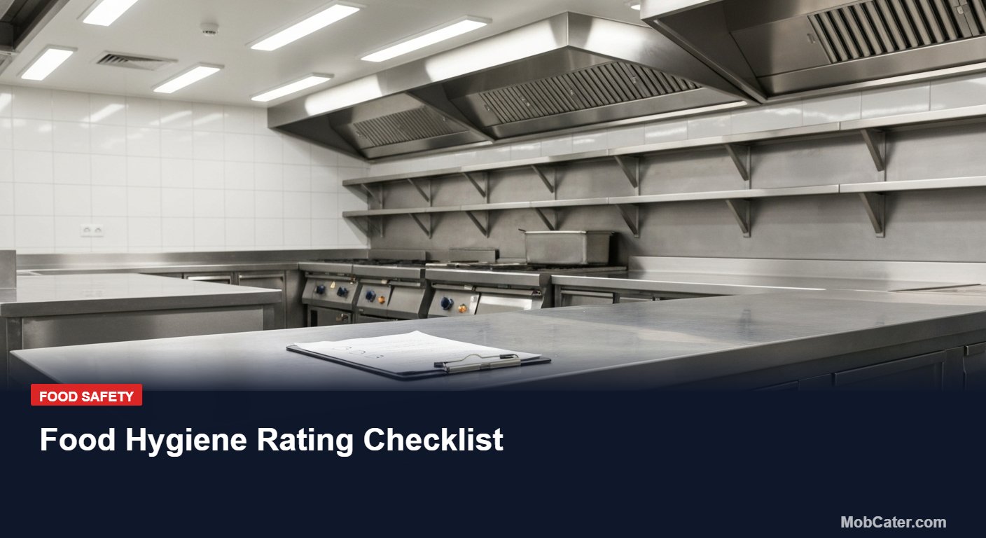 Food Hygiene Rating Checklist - Mobile Catering Equipment UK