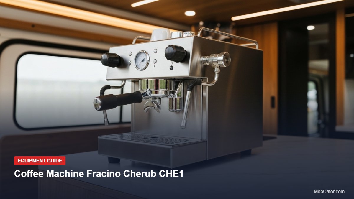 Fracino Cherub CHE1 compact espresso machine for mobile coffee vans
