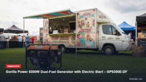 Gorilla Power 8300W Dual-Fuel Generator with Electric Start – GP8300E-DF - Mobile Catering Equipment UK