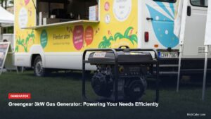Greengear 3kW Gas Generator: Powering Your Needs Efficiently - Mobile Catering Equipment UK