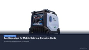 Gas Generators for Mobile Catering: Complete Guide product photo for mobile catering