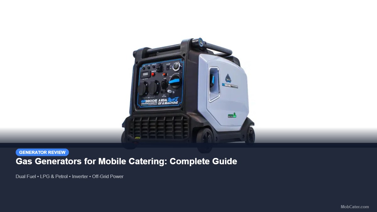 Gas Generators for Mobile Catering: Complete Guide product photo for mobile catering