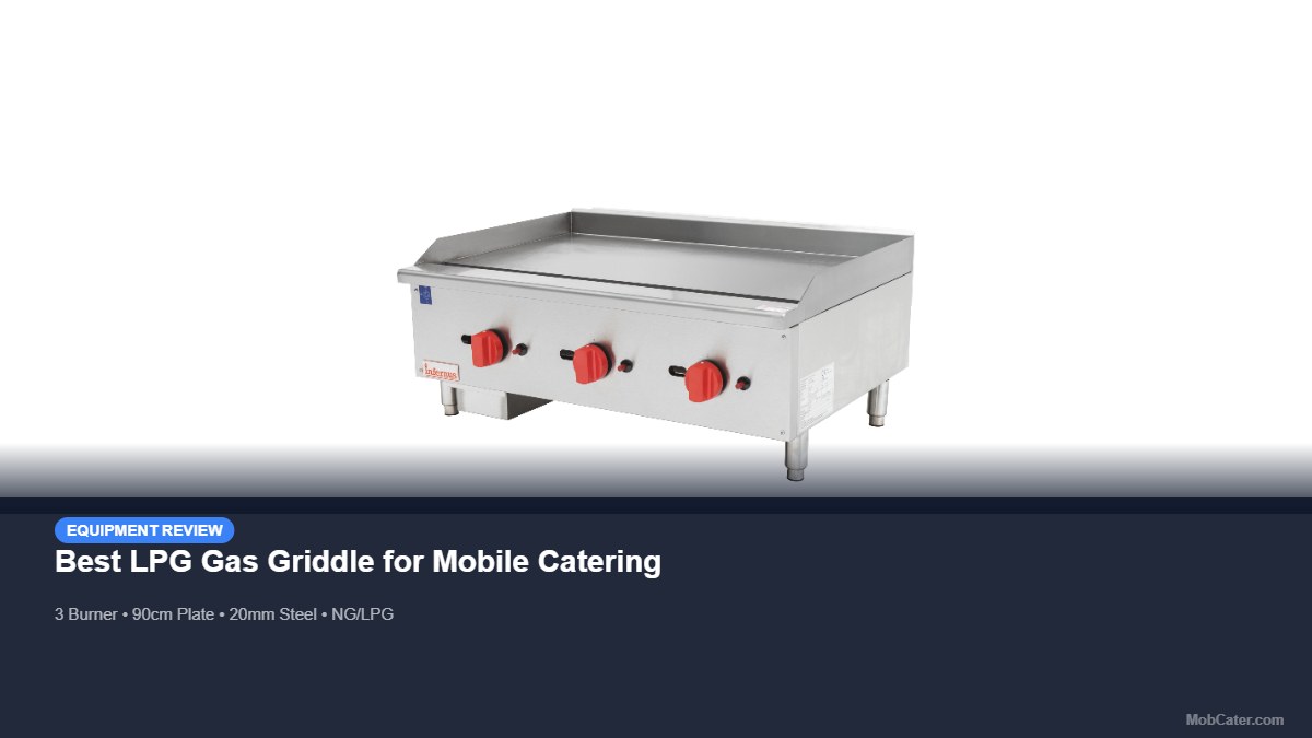 Best LPG Gas Griddle for Mobile Catering product photo for mobile catering