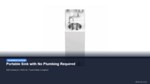 Portable Sink with No Plumbing Required product photo for mobile catering