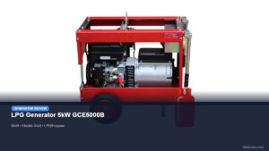 LPG Generator 5kW GCE5000B product photo for mobile catering