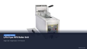 LPG Fryer RF8 Roller Grill product photo for mobile catering