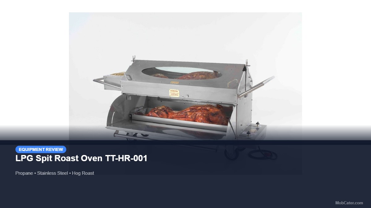 LPG Spit Roast Oven TT-HR-001 product photo for mobile catering