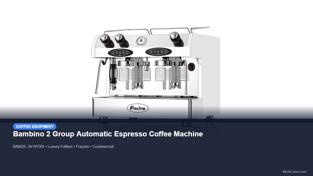 Bambino 2 Group Automatic Espresso Coffee Machine product photo for mobile catering