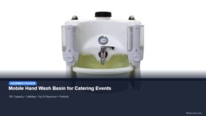 Mobile Hand Wash Basin for Catering Events product photo for mobile catering