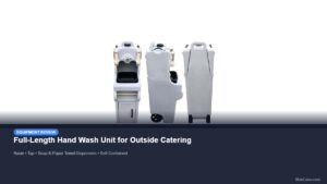 Full-Length Hand Wash Unit for Outside Catering product photo for mobile catering
