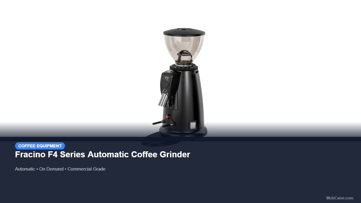 Fracino F4 Series Automatic Coffee Grinder product photo for mobile catering