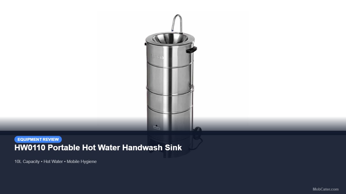 HW0110 Portable Hot Water Handwash Sink product photo for mobile catering