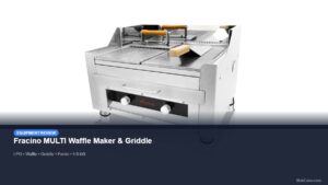 Fracino MULTI Waffle Maker & Griddle product photo for mobile catering