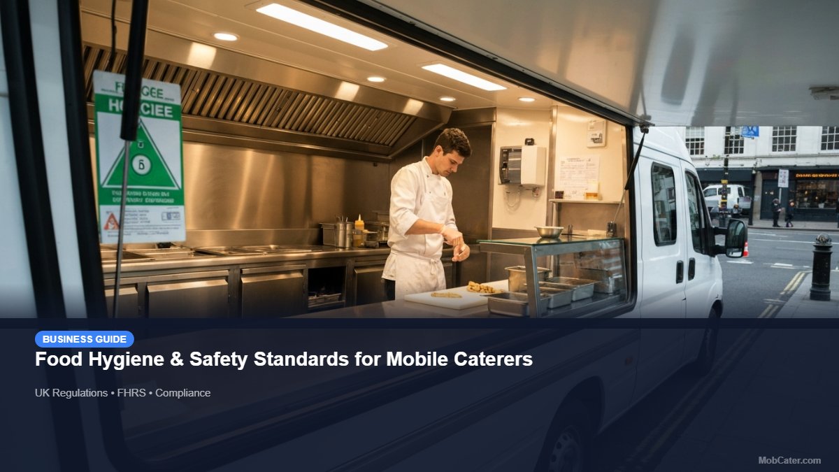 Food Hygiene & Safety Standards for Mobile Caterers for mobile catering UK