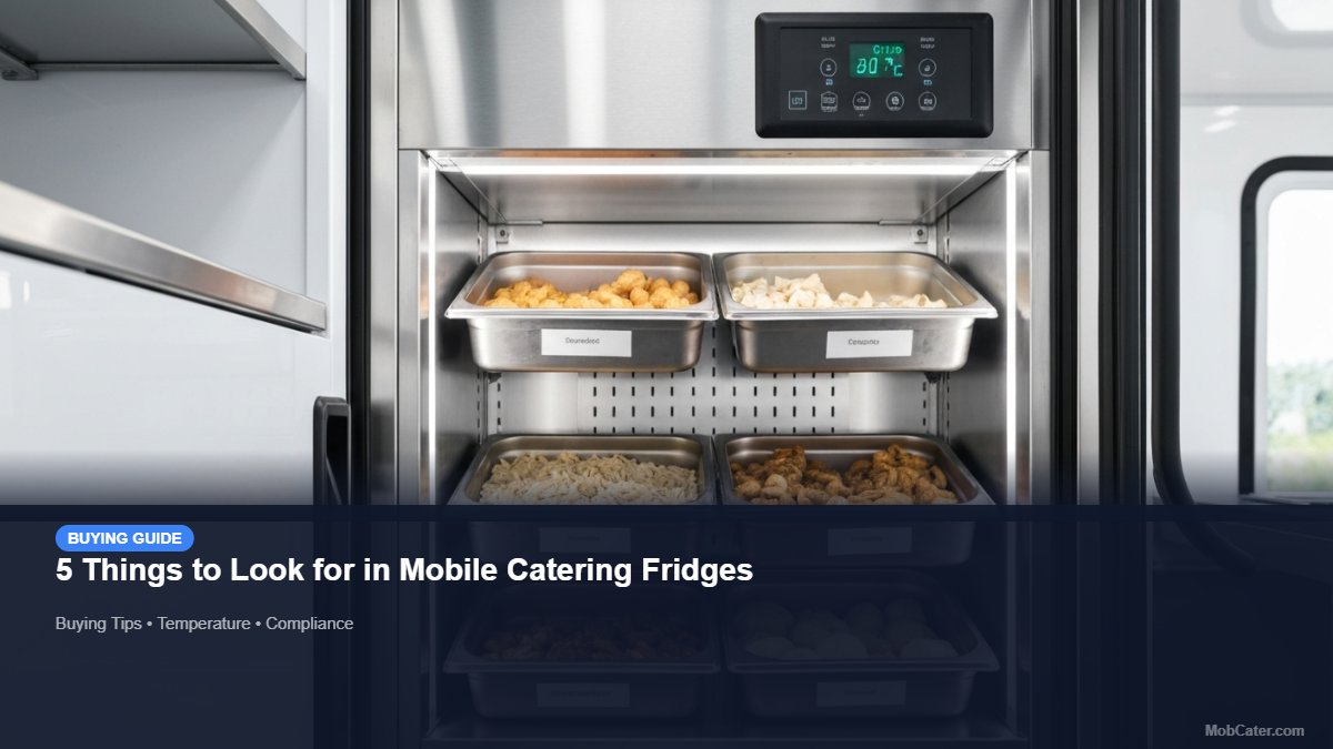5 Things to Look for in Mobile Catering Fridges for mobile catering UK