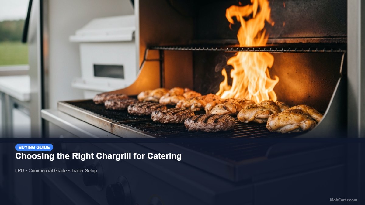 Choosing the Right Chargrill for Catering for mobile catering UK