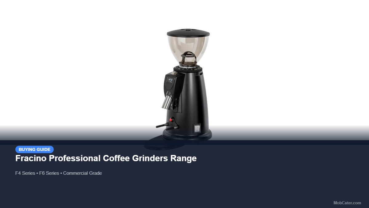Fracino Professional Coffee Grinders Range product photo for mobile catering