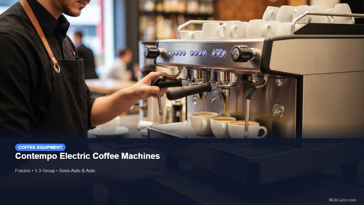 Contempo Electric Coffee Machines for mobile catering UK