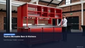Topbox Moveable Bars & Kitchens for mobile catering UK