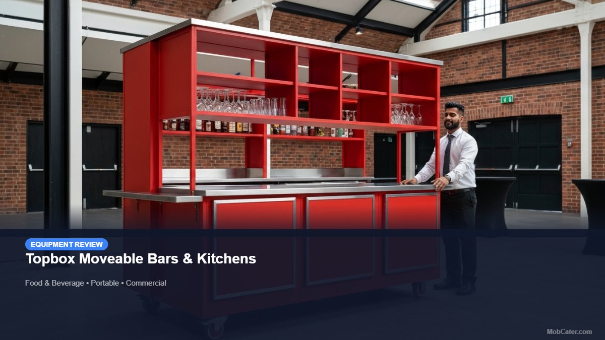 Topbox Moveable Bars & Kitchens for mobile catering UK