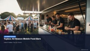 Topbox All-Season Mobile Food Bars for mobile catering UK
