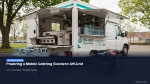 Powering a Mobile Catering Business Off-Grid for mobile catering UK