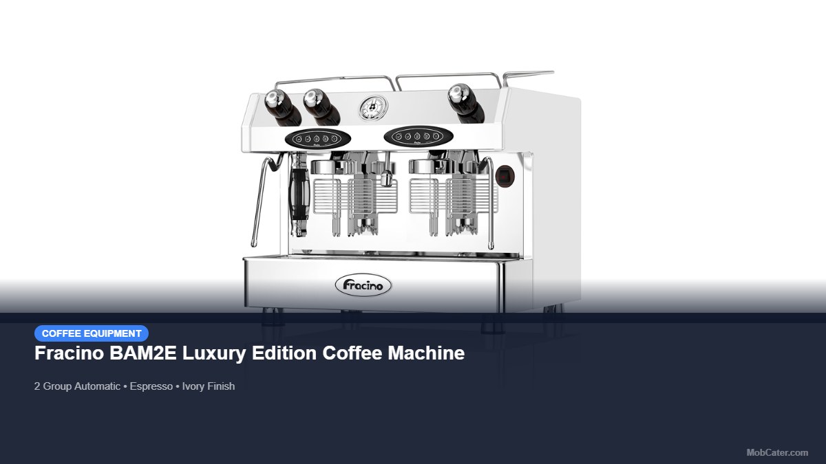 Fracino BAM2E Luxury Edition Coffee Machine product photo for mobile catering