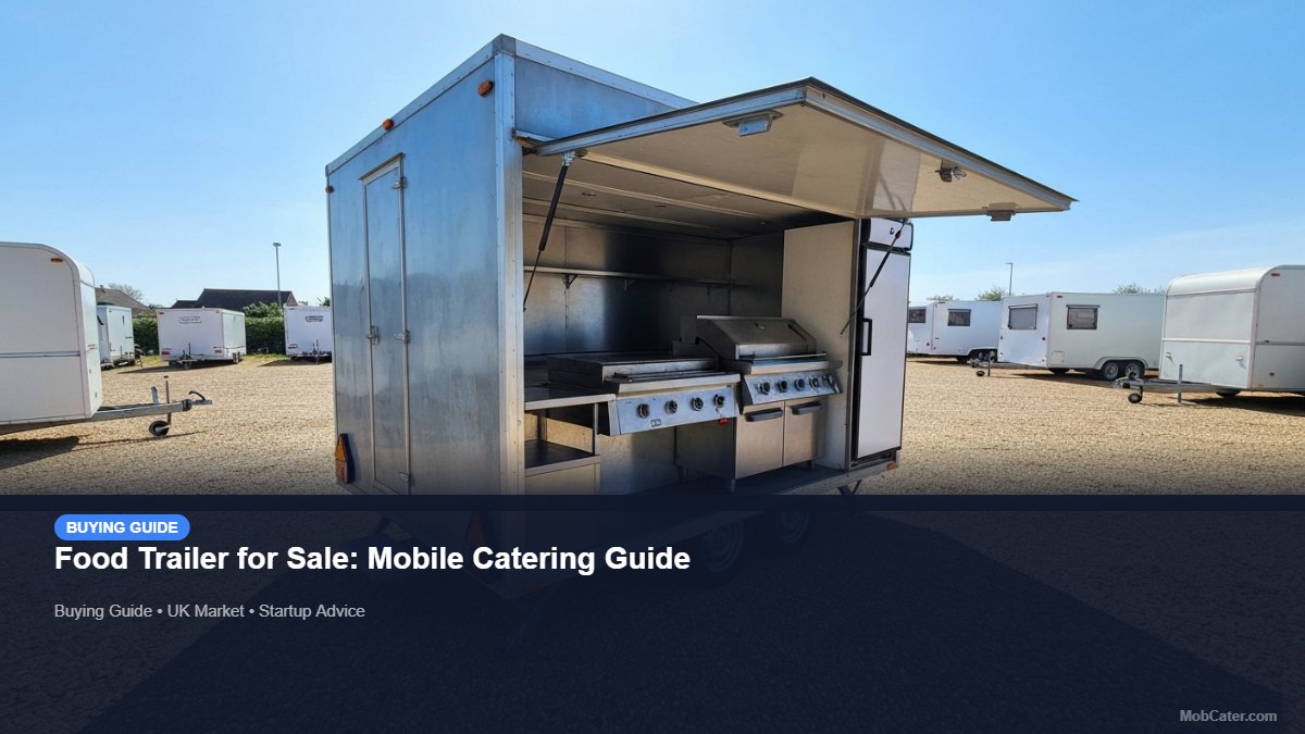 Food Trailer for Sale: Mobile Catering Guide for mobile catering UK