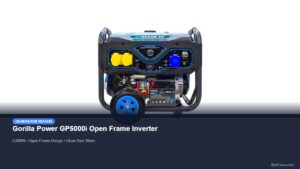 Gorilla Power GP5000i open frame inverter generator for mobile catering