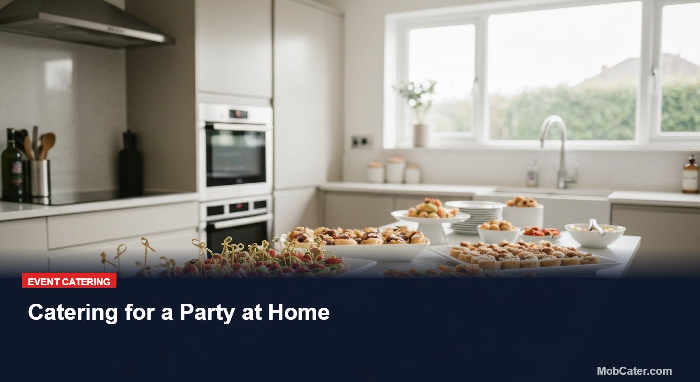 Catering for a Party at Home - Mobile Catering Equipment UK