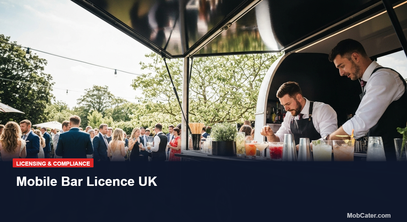 Mobile Bar Licence UK - Mobile Catering Equipment UK