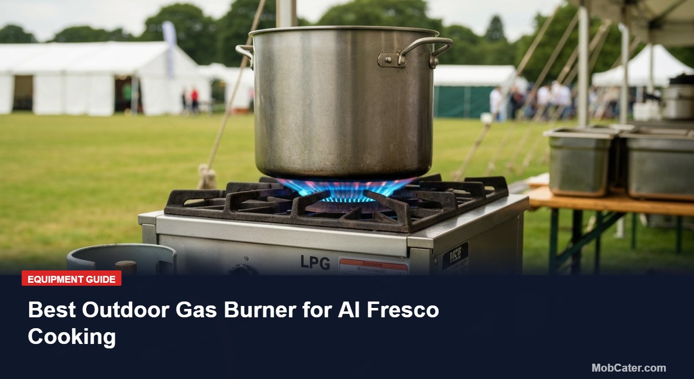 Best Outdoor Gas Burner for Al Fresco Cooking - Mobile Catering Equipment UK
