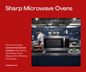 Sharp commercial microwave ovens for catering and food service