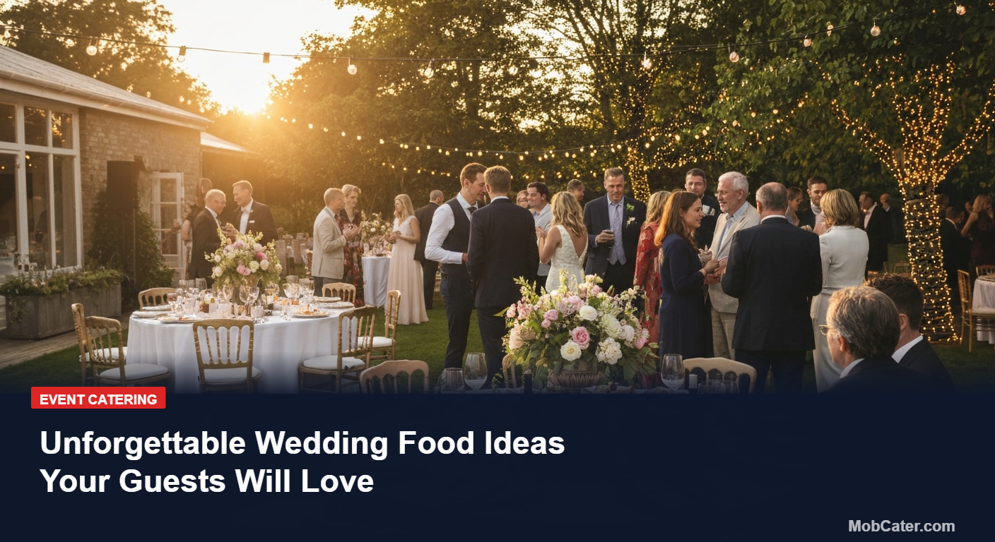 Unforgettable Wedding Food Ideas Your Guests Will Love - Mobile Catering UK