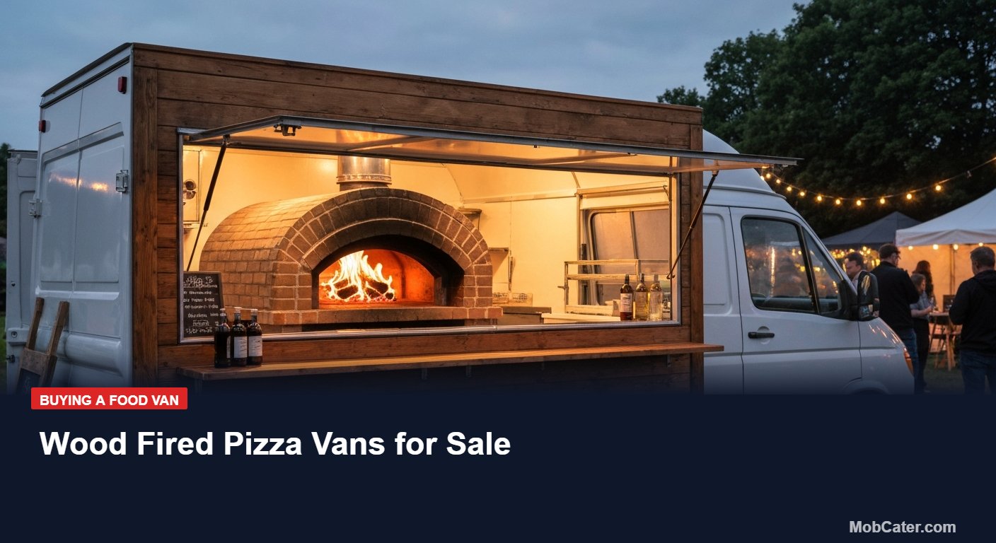 Wood Fired Pizza Vans for Sale - Mobile Catering Equipment UK