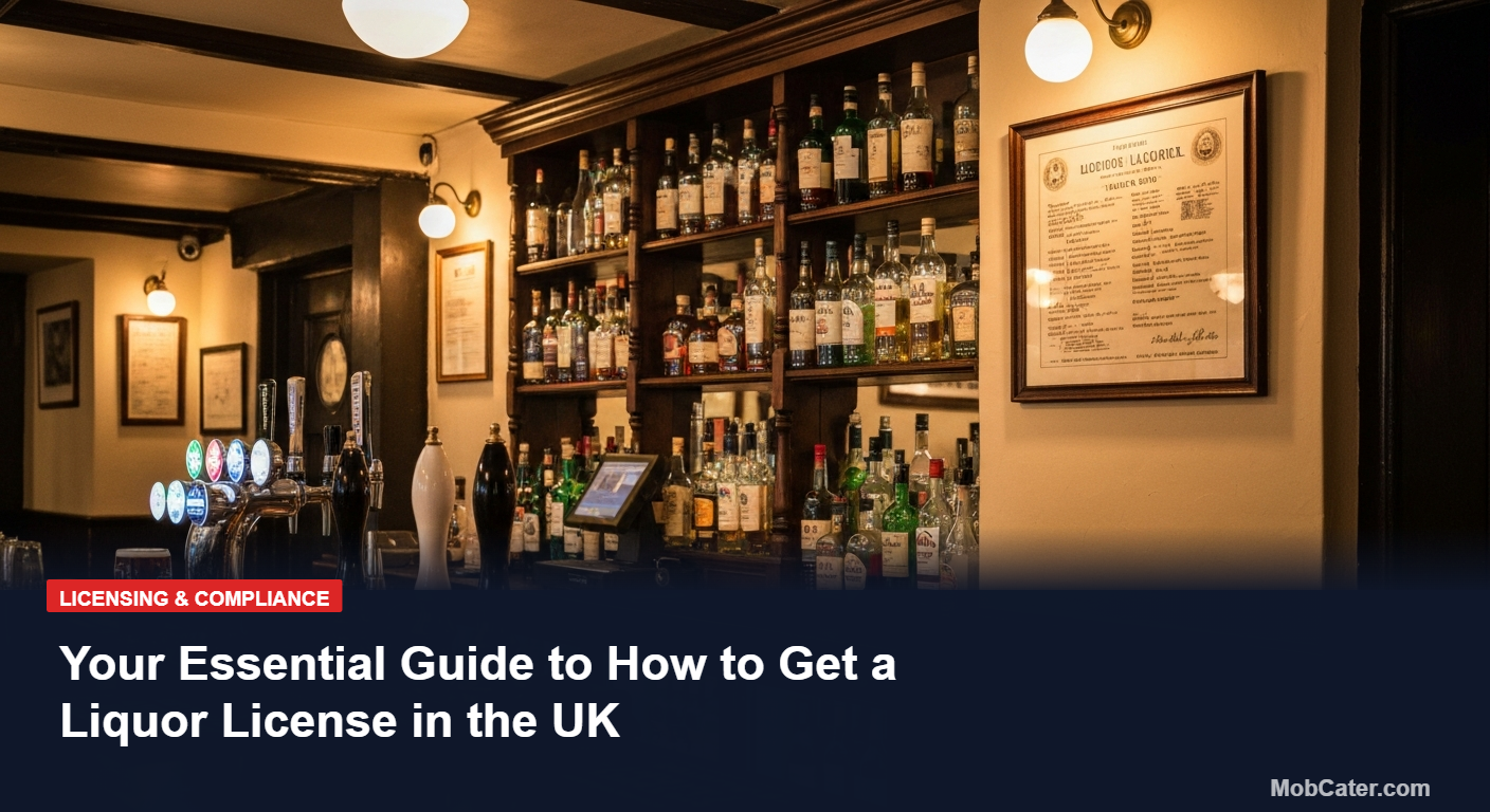 Your Essential Guide to How to Get a Liquor License in the UK - Mobile Catering UK